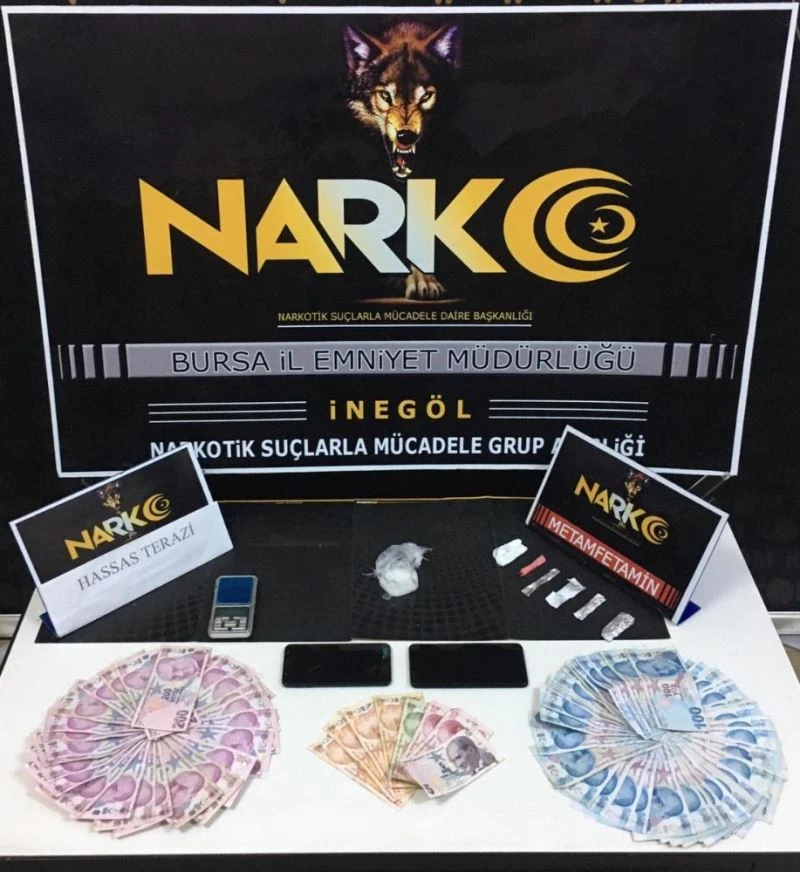 Bursa’dan İnegöl’e uyuşturucu getirirken yakalandılar
