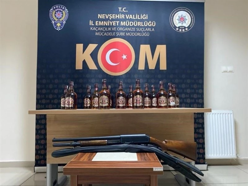 Yılbaşı denetimleri öncesinde 15 şişe kaçak viski ele geçirildi
