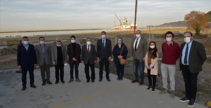 Çufalı, Filyos Limanında incelemelerde bulundu
