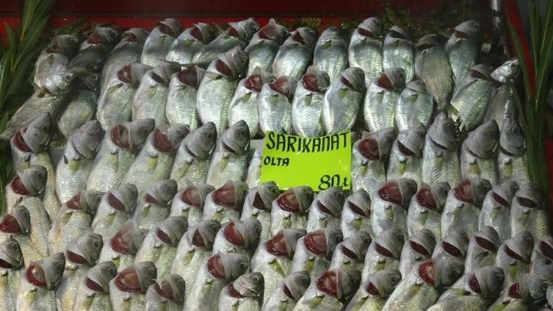 Yılbaşına saatler kala vatandaşlar balık tezgahlarına akın etti
