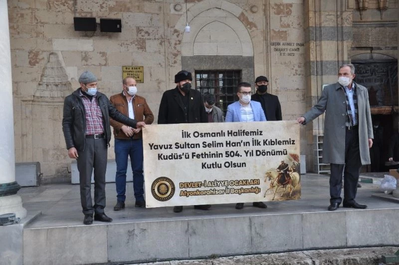 Devlet-i Aliyye Ocakları, Kudüs’ün fethinin 504. yılını kutladı
