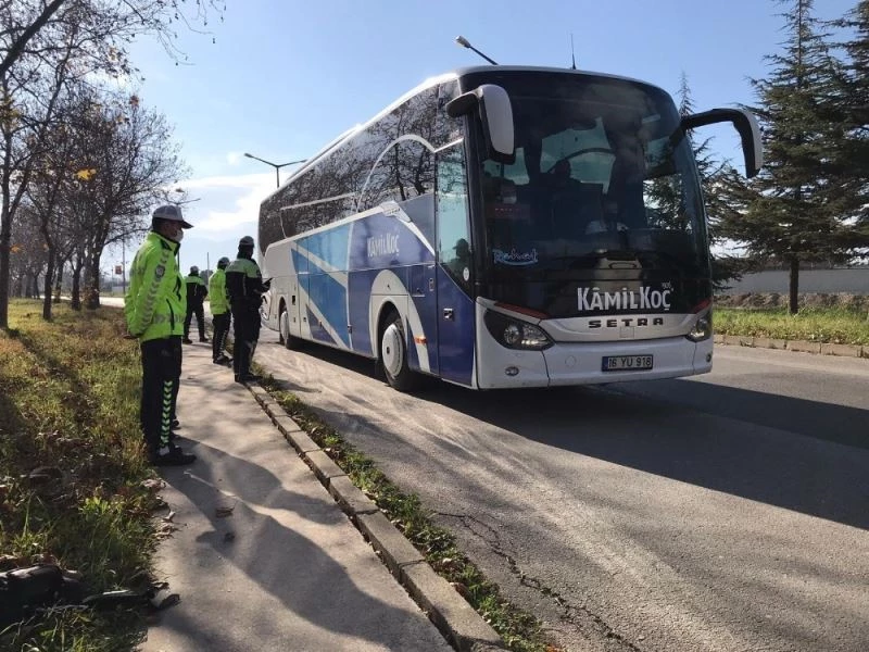 Bursa’da yılbaşı öncesi terminalde HES kodu ve kış lastiği denetimi
