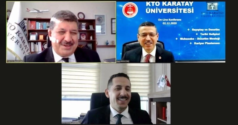 KTO Karatay Üniversitesinin konuğu Sayıştay başkanı oldu
