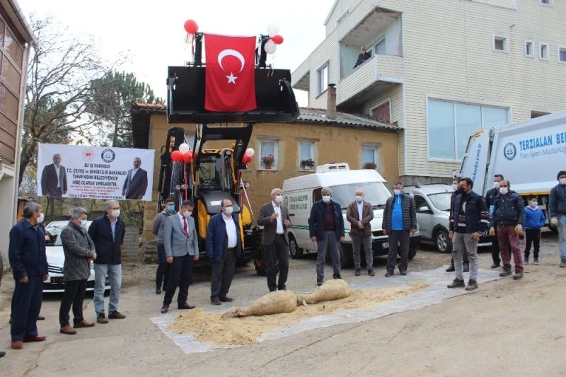 Terzialan Belediyesi’ne hibe araçlar dua ile hizmete girdi
