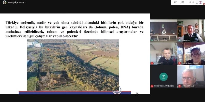 Botanik bahçesi ile kampüste görsel bir şölen oluşacak

