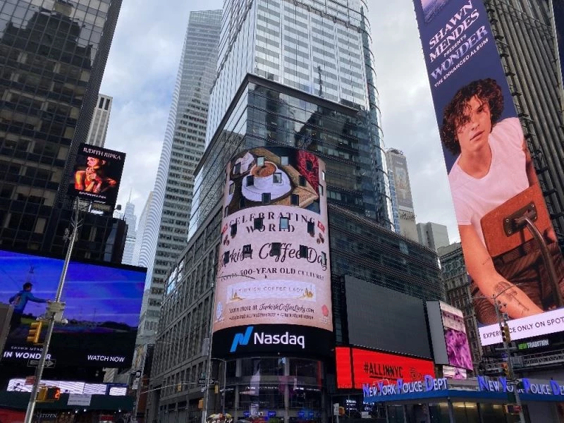 Times Meydanı’nda Türk kahvesi tanıtıldı
