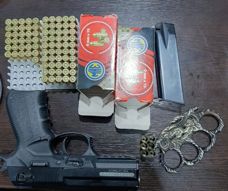 Ruhsatsız tabanca ile domuzlara ateş eden şahsa idari para cezası kesildi
