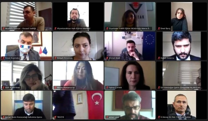 GAÜN yetişkin eğitimi projesi Türkiye Ulusal Ajansı DEOR toplantısında
