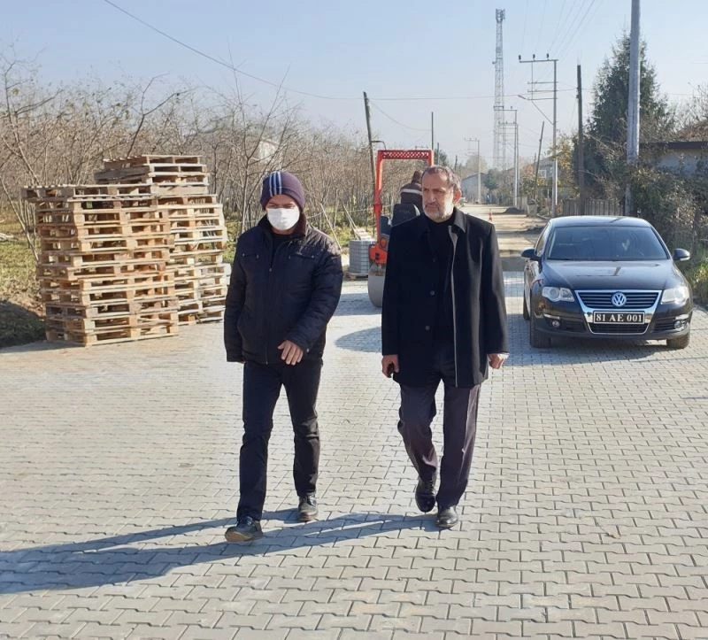 Kaynaşlı’da dört bir yandan çalışmalar sürüyor
