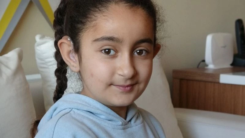 Minik Bahar yeniden duyma sevinci yaşadı
