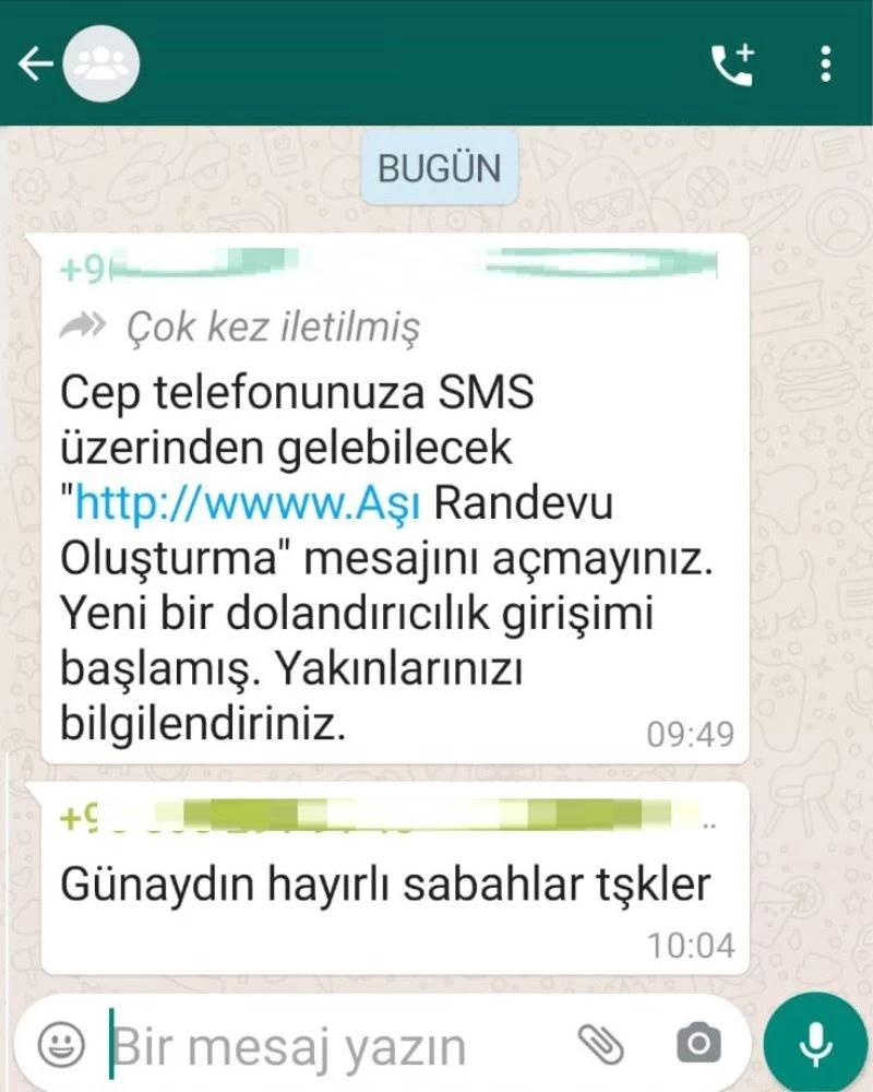 Aman dikkat dolandırıcılar aşıyı da kullanıyor
