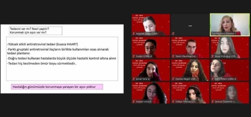 Tıp öğrencilerinden AIDS farkındalık etkinliği
