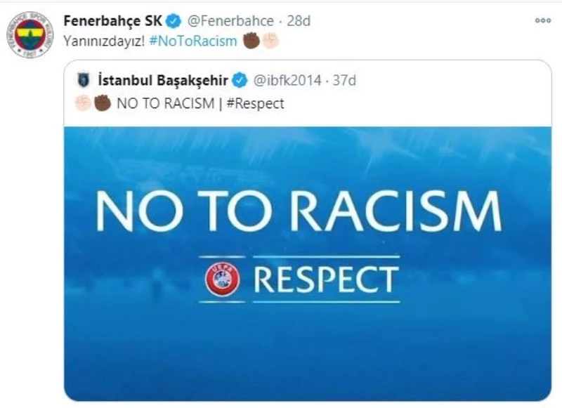 4 büyüklerden Başakşehir’e destek
