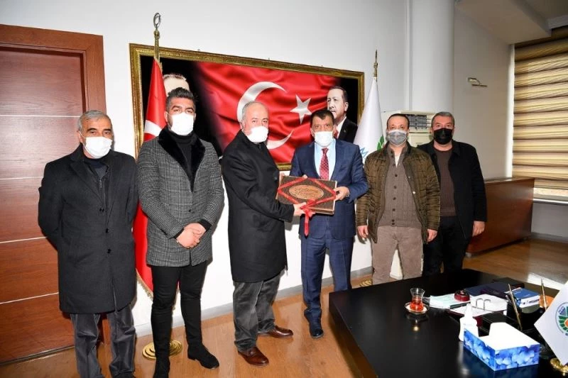 Şire pazarı yönetiminden Gürkan’a teşekkür
