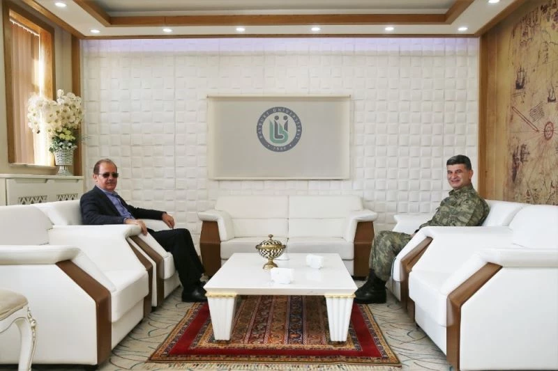 Garnizon Komutanı Tunoğlu’ndan Rektör Coşkun’a ziyaret

