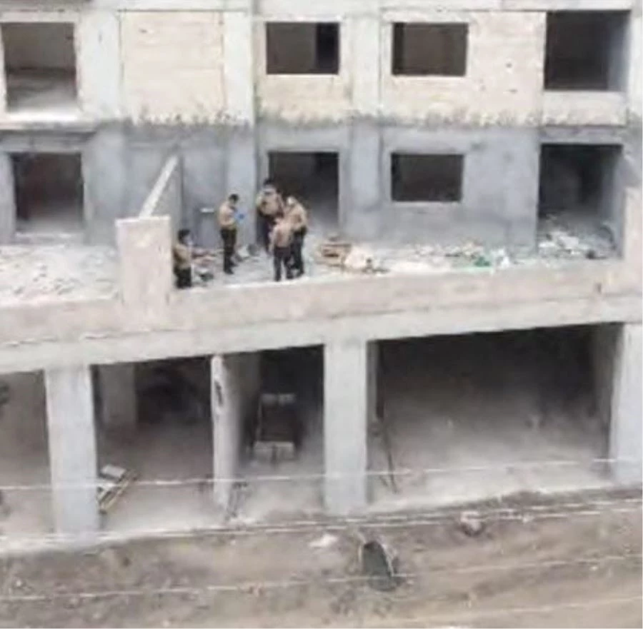 İNŞAATAN DÜŞEN İŞÇİ SURİYELİ ÇIKTI