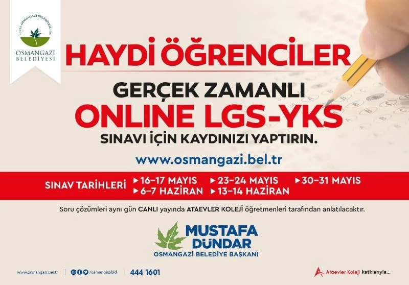 Gerçek Zamanlı Online LGS ve KYS Başlıyor
