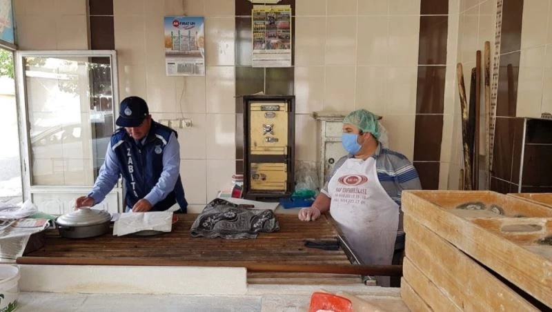 Zabıta ekiplerinden pide fırınlarına denetim
