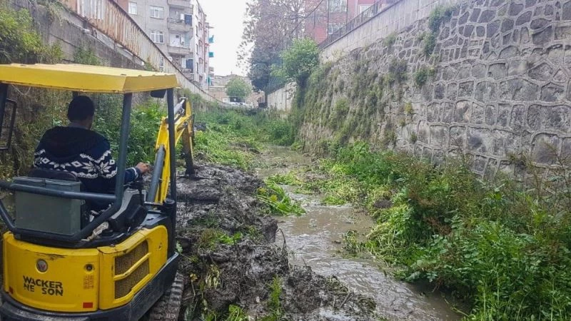 Fatsa dereleri temizleniyor
