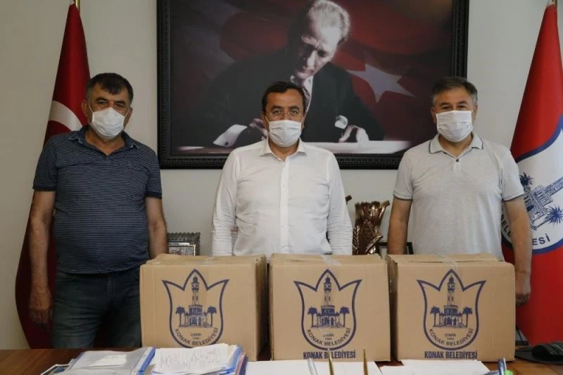 Konak’ta amatör kulüplere gıda desteği
