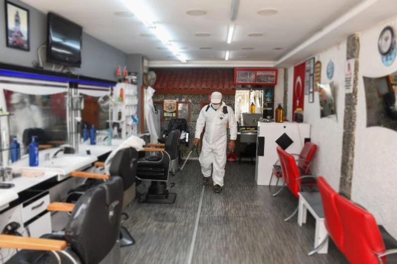 Kestel’de berber ve kuaförlerde yoğunluk
