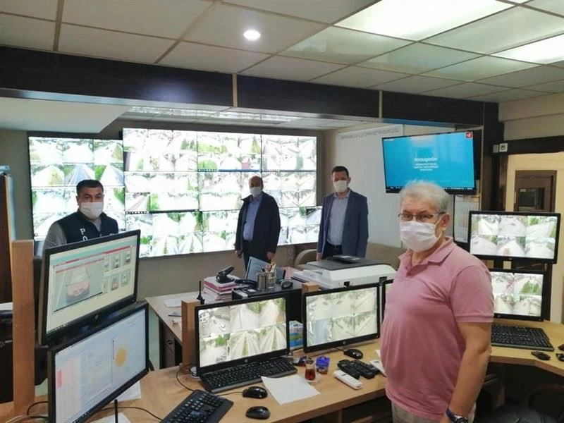 Kaymakamdan kamu görevlilerini ziyaret etti
