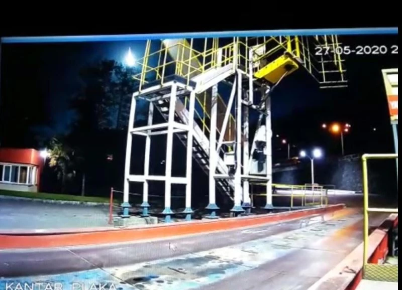 Göktaşı yağmuru Rize’de güvenlik kamerasına yansıdı
