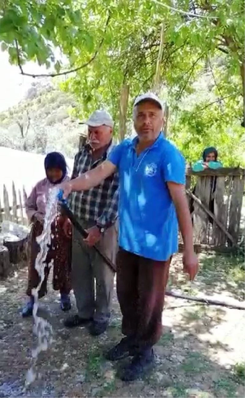 75 yıl sonra içme suyuyla tanıştılar
