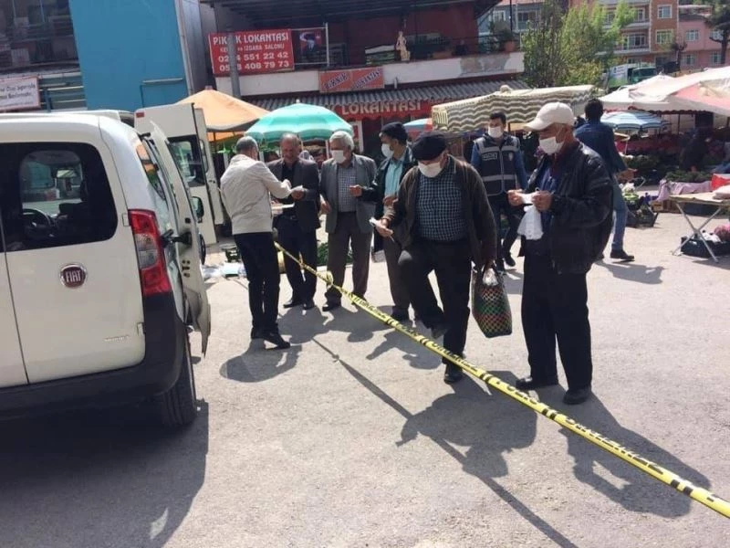 Şaphane pazarı kurulmayacak
