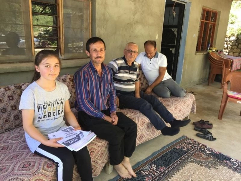 Okul öğretmenlerinden öğrencilere ziyaret
