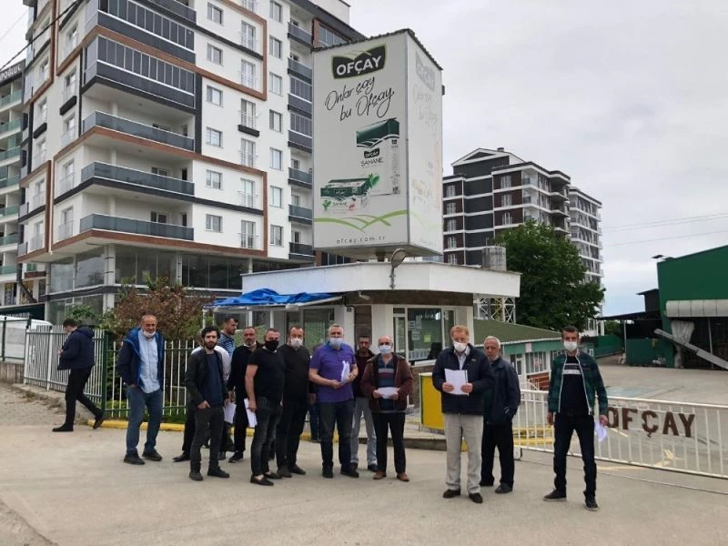 11 mevsimlik işçiden sendika üyesi oldukları için çay fabrikasına çağrılmadıkları iddiası

