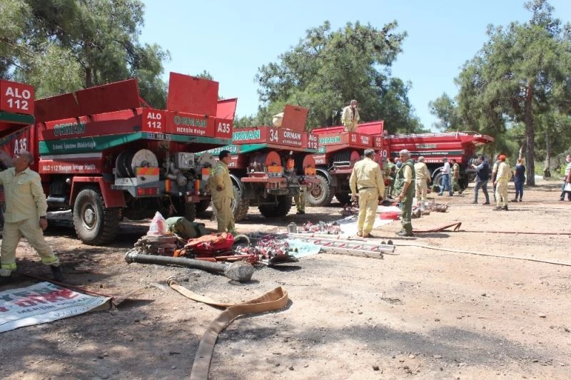 Mersin’de dumansız yangın tatbikatı
