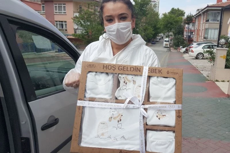 Çankayalı bebeklere “hoş geldin”  ziyareti
