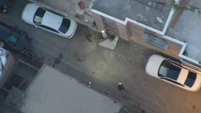 Uyuşturucu operasyona havadan görüntülendi
