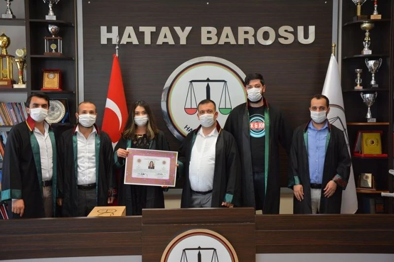 Hatay Barosuna 2 yeni avukat
