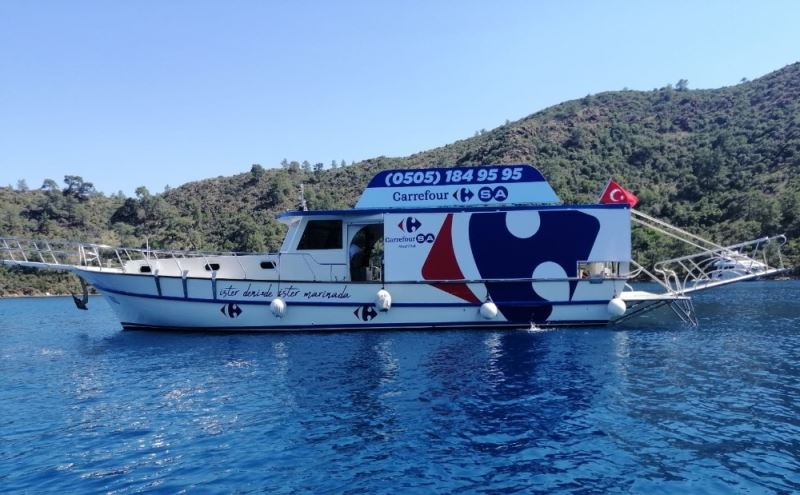 CarrefourSA Mavi, “Tekneye ne lazımsa” diyerek denize açıldı
