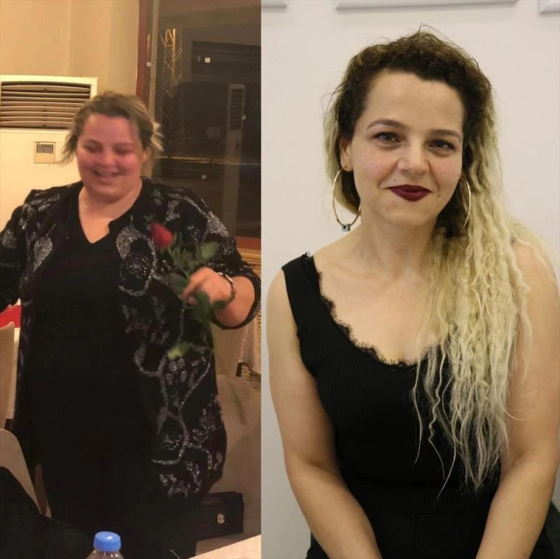 Sağlıklı yaşam için azmetti, 11 ayda 70 kilo verdi