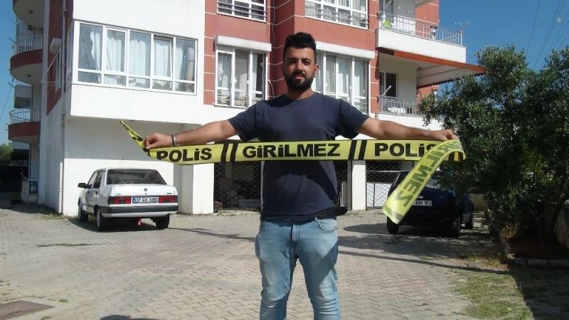 Karantinası biten mahalle polis tarafından kurdele kesilerek açıldı
