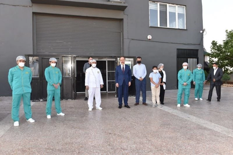 Vali Erin gıda sanayicilerini ziyaret etti

