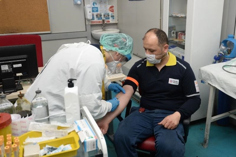 Bursa’da fabrikalarda antikor testleri başladı
