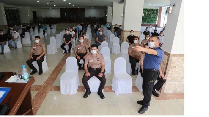 Çarşı ve mahalle bekçilerine hizmet içi eğitim verildi
