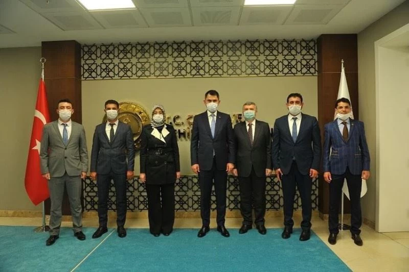 Hüyük’ün projeleri Çevre ve Şehircilik Bakanlığında masaya yatırıldı
