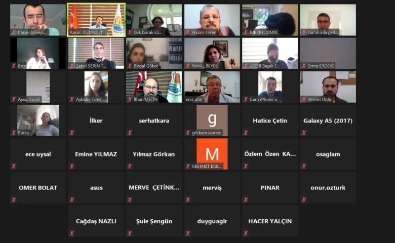 Antalya OSB’de ders zili on line olarak çaldı
