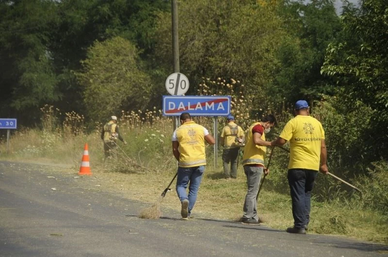 Büyükşehir çevre temizliğini sürdürüyor
