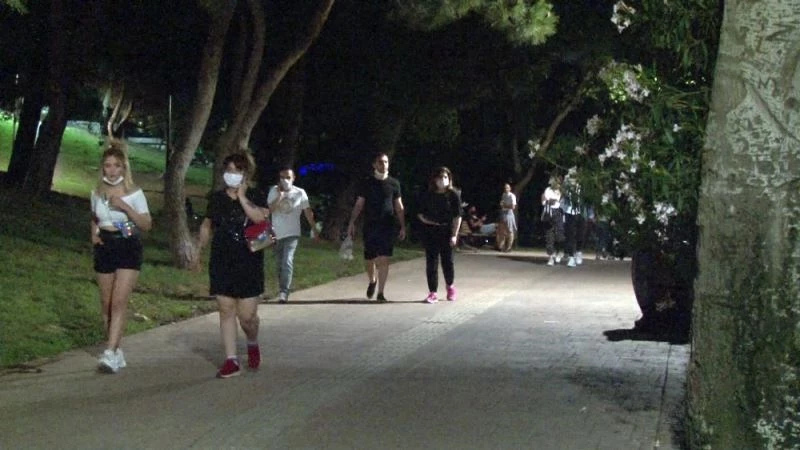Maçka Parkı ve Taksim’de dikkat çeken yoğunluk
