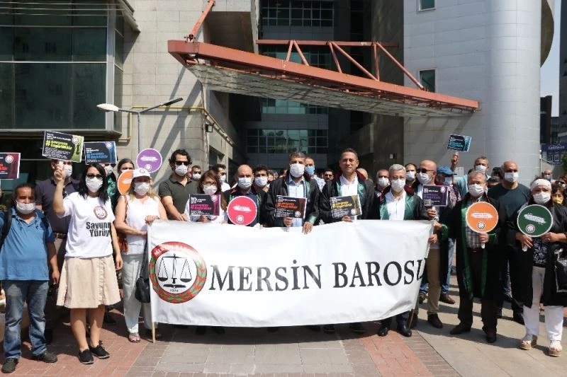Mersin Barosu Başkanı Yeşilboğaz’ın Ankara yürüyüşü başladı
