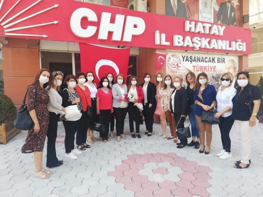 CHP KADIN KOLU GENEL BAŞKANI FATMA KÖSE HATAY’A GELDİ