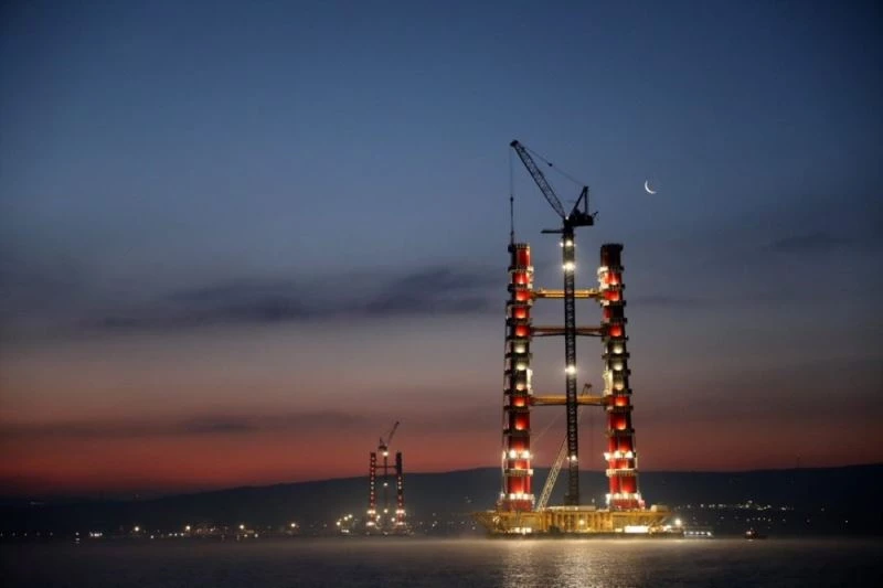 (Özel) 1915 Çanakkale Köprüsü’nden kartpostallık muhteşem kareler
