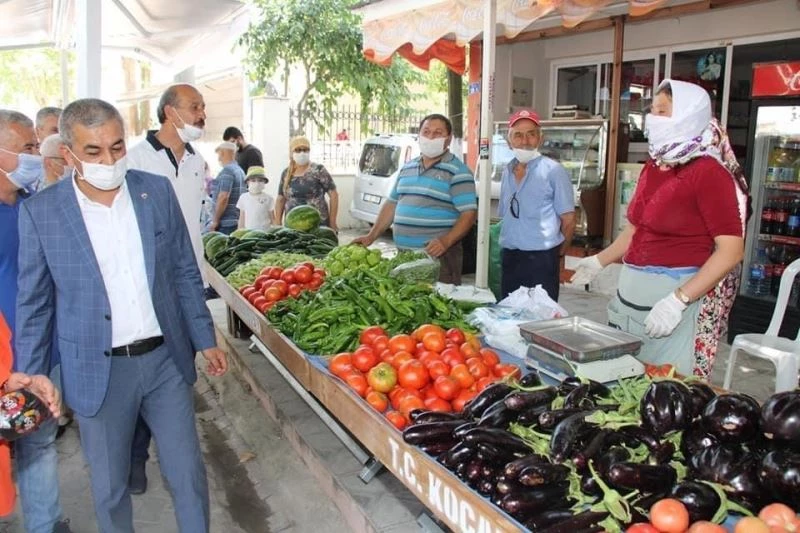 Yenilenen Çakırbeyli Pazarı’nda renkli görüntüler
