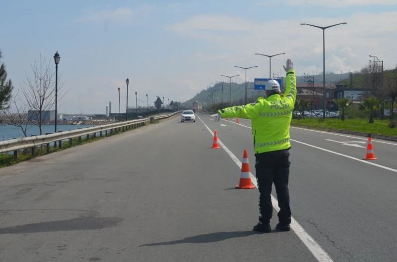 Ordu trafiğinde ’en çok hız sınırını aşanlara’ kesiliyor
